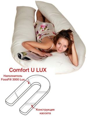 Фото: Подушка для всего тела «Комфорт‑U» фото Подушка для всего тела «Комфорт‑U»